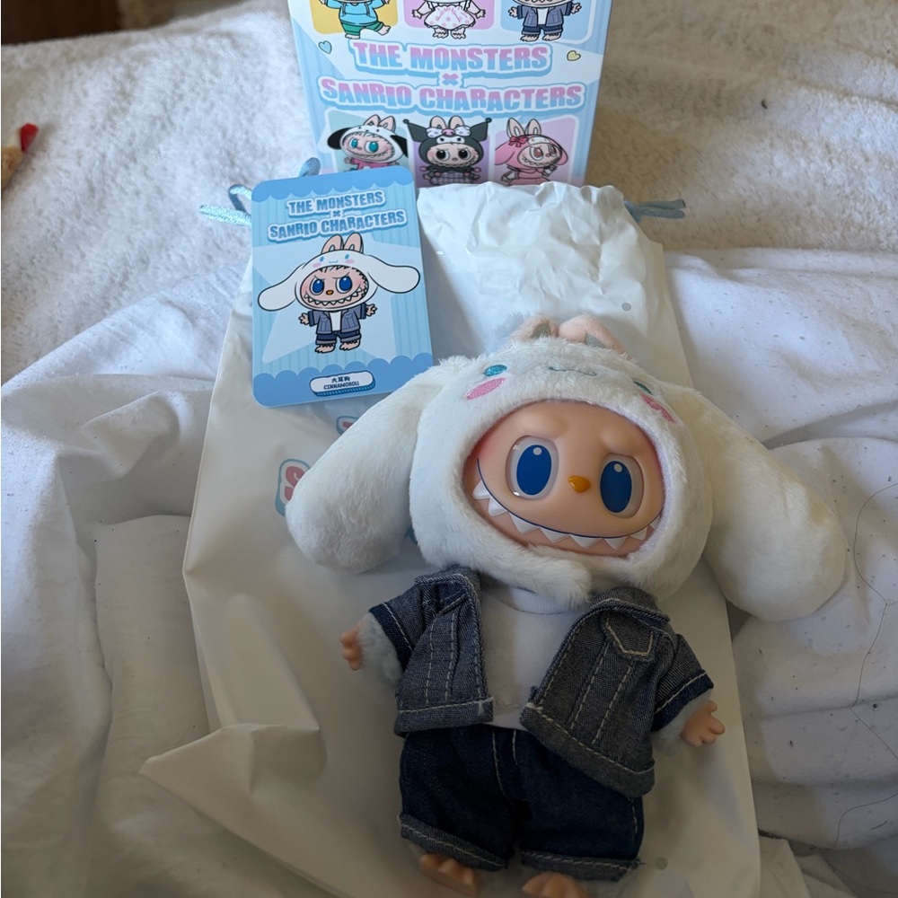 Sanrio x Labubu Cinnamoroll the Monsters brand new China Exclusive Pop Mart